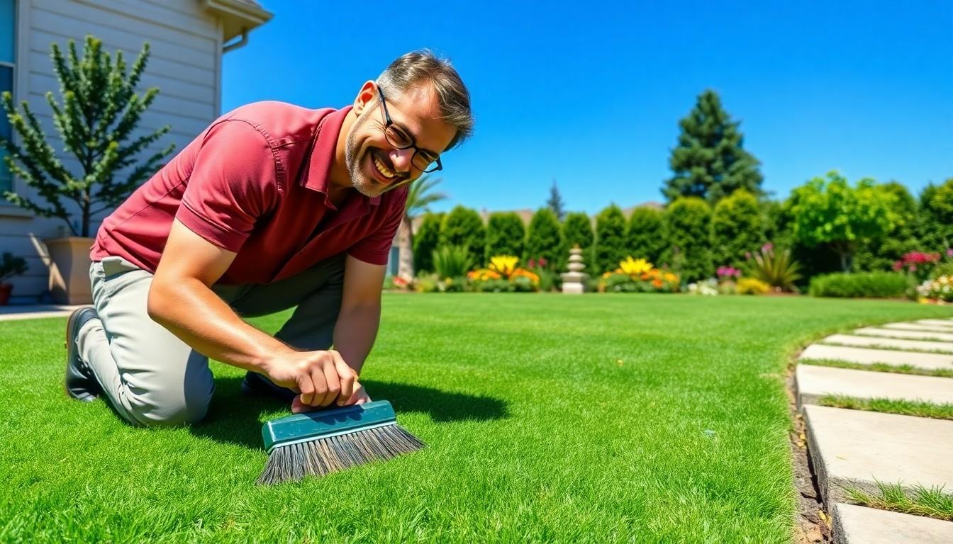 Install Artificial Lawn
