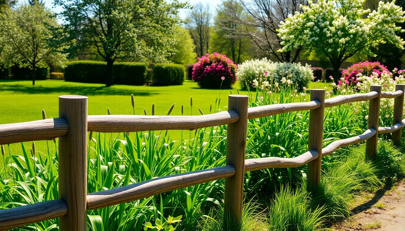 Install Rail Fence