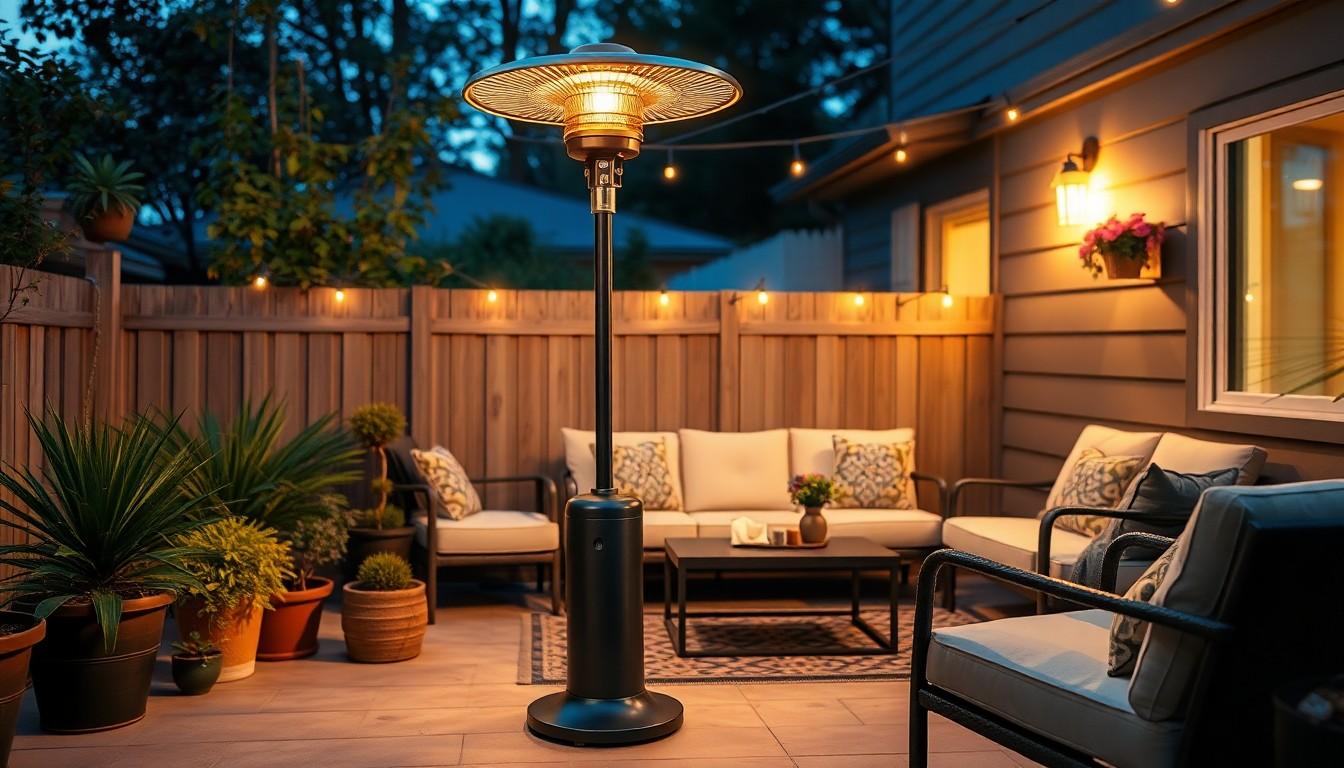 Install Halogen Patio Heater