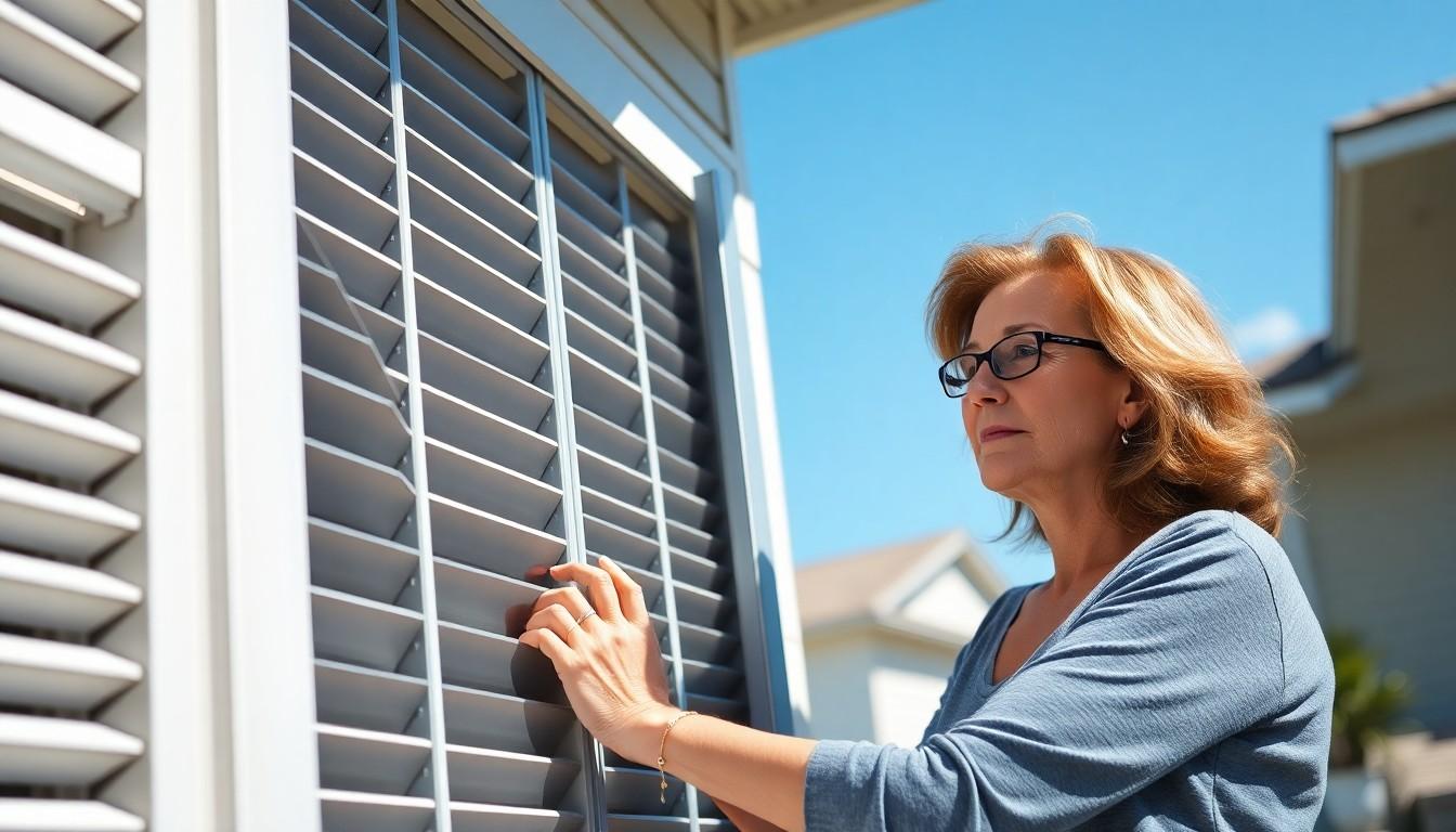 Install Hurricane Shutters
