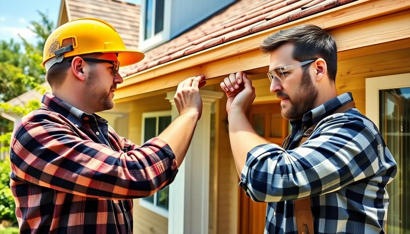 Install Wood Gutters