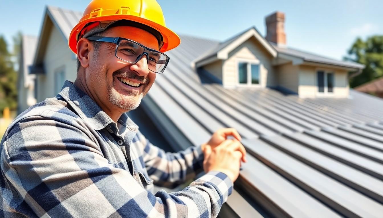 Install Seam Metal Roof