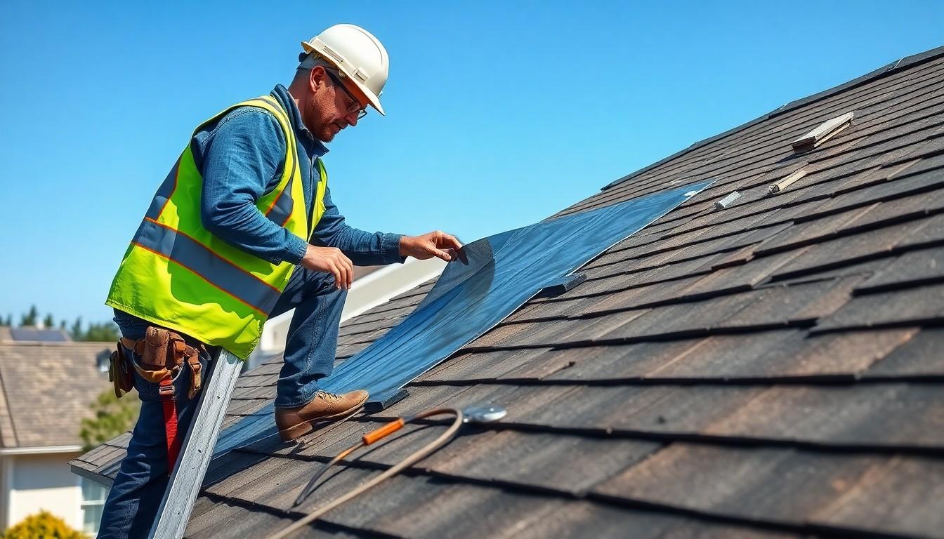 Install Roofing Underlayment