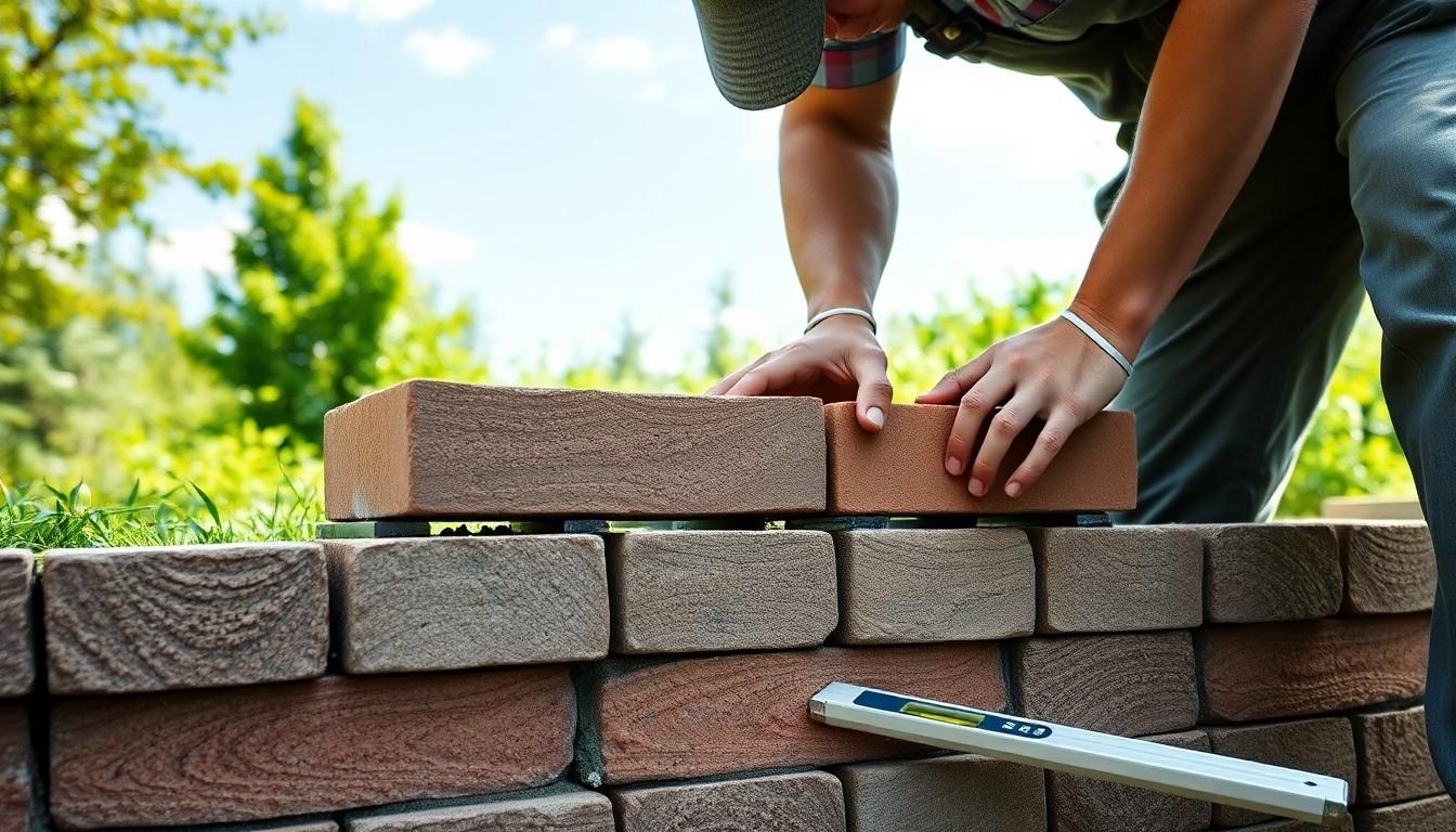 Install Split Face Block