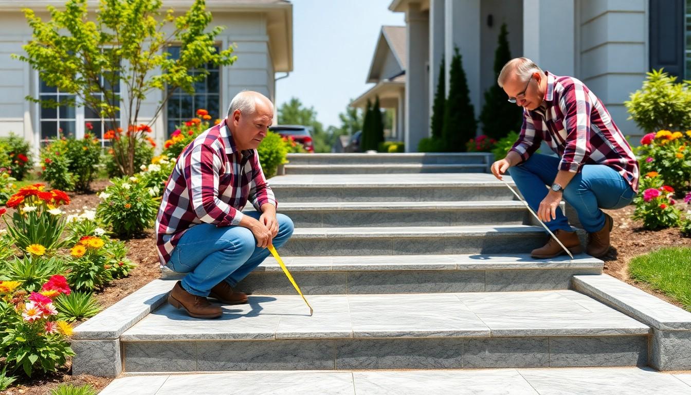 Install Granite Steps