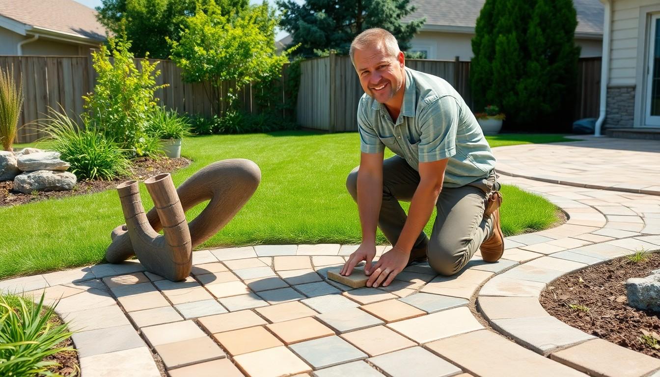 Install Pavers