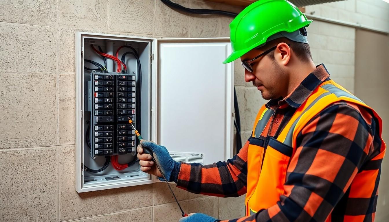Install Electrical Service Panel