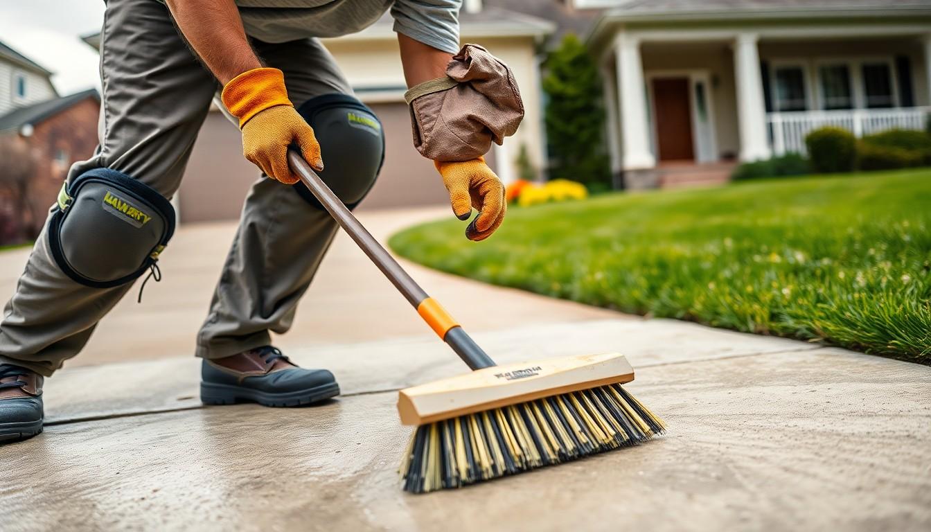 Clean a Concrete Driveway