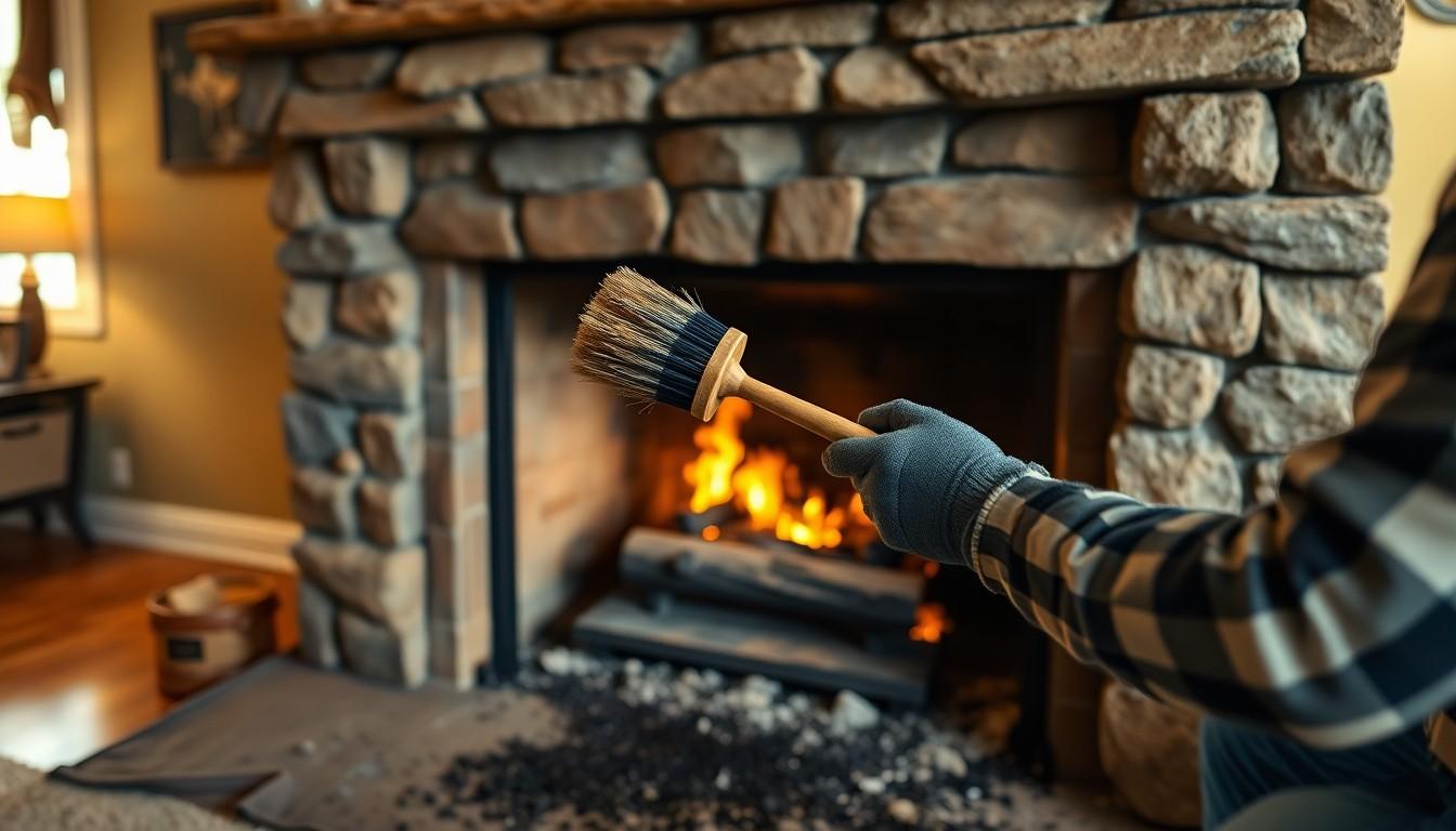 Clean a Fireplace