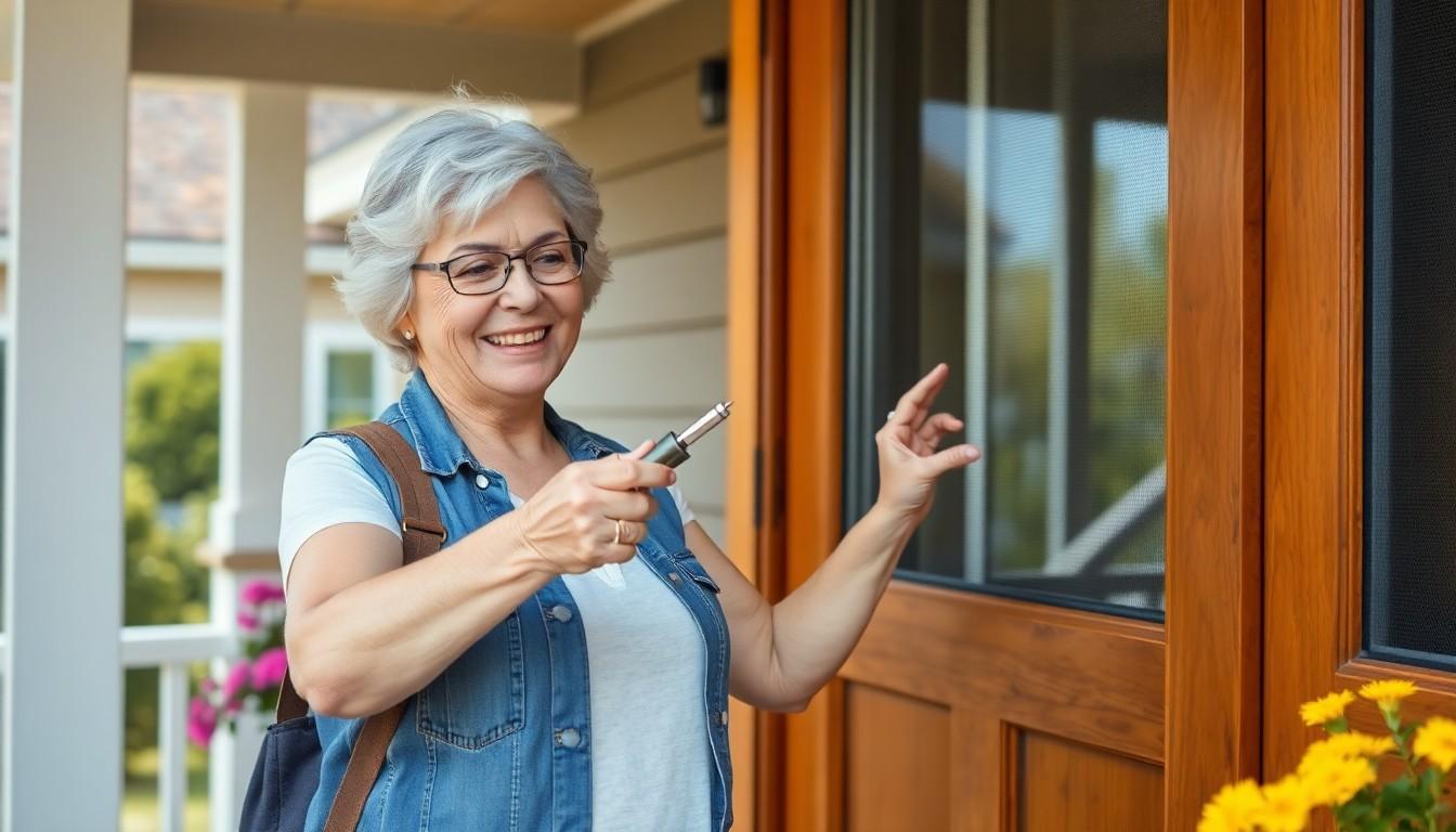 Maintain Screen Door