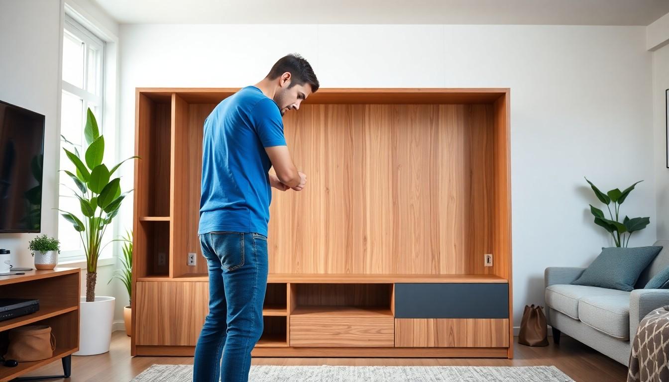 Assemble an Entertainment Center