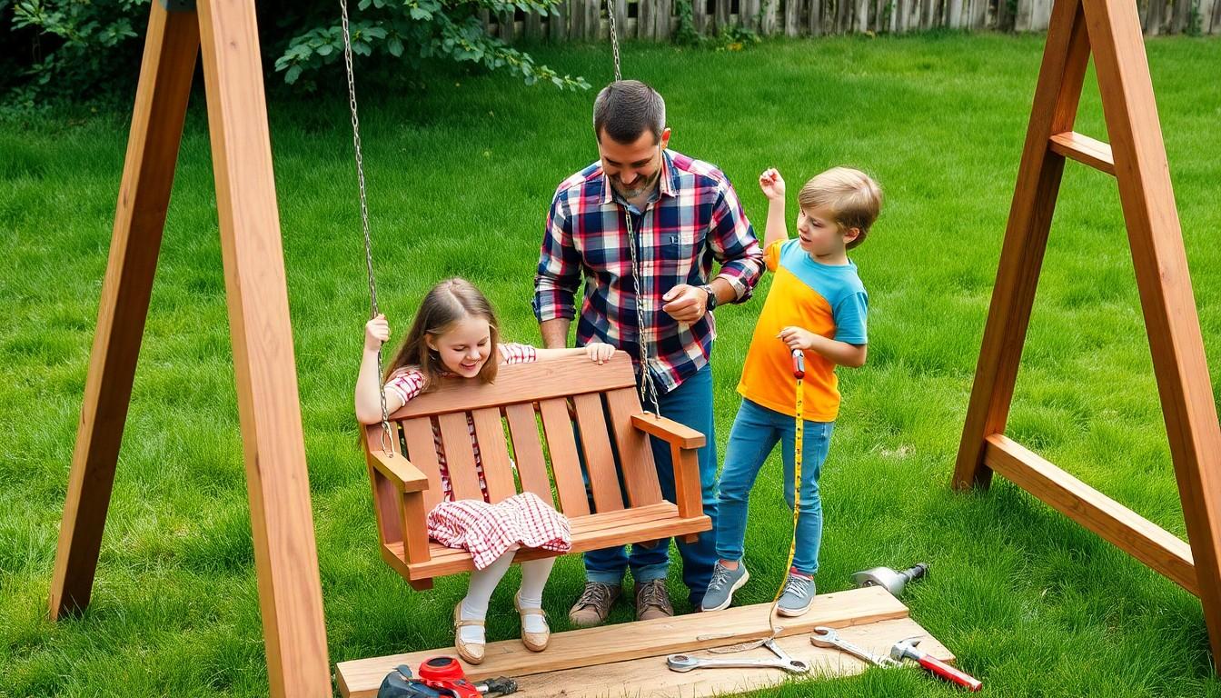 Assemble a Swing Set