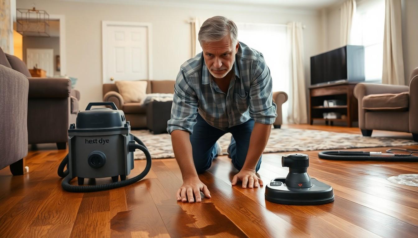 Clean Water Damaged Flooring