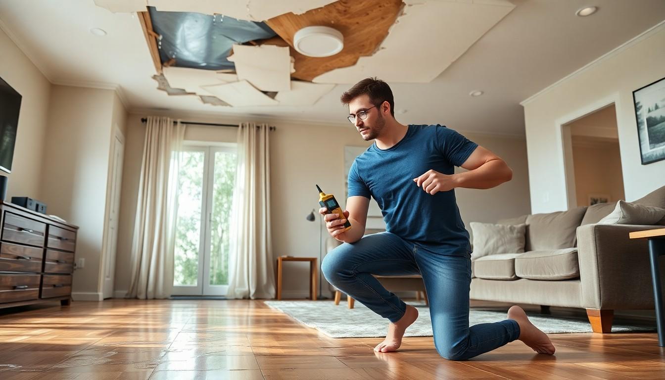 Clean Interior Water Damage