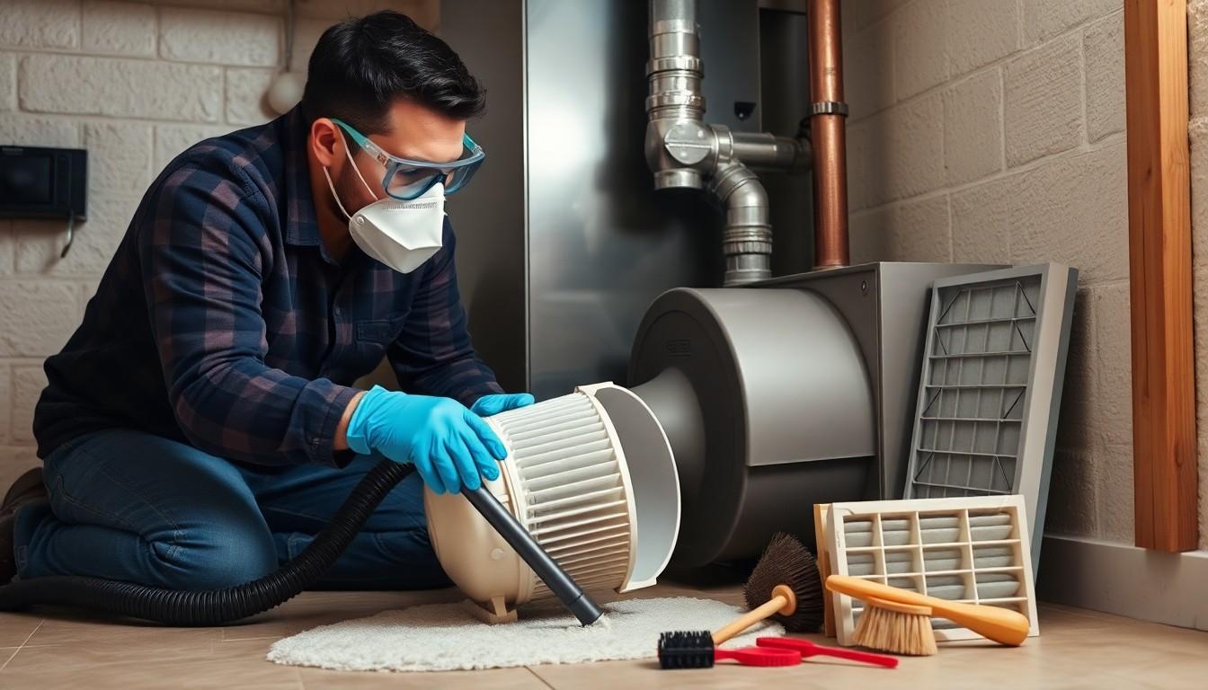 Clean a Furnace Blower