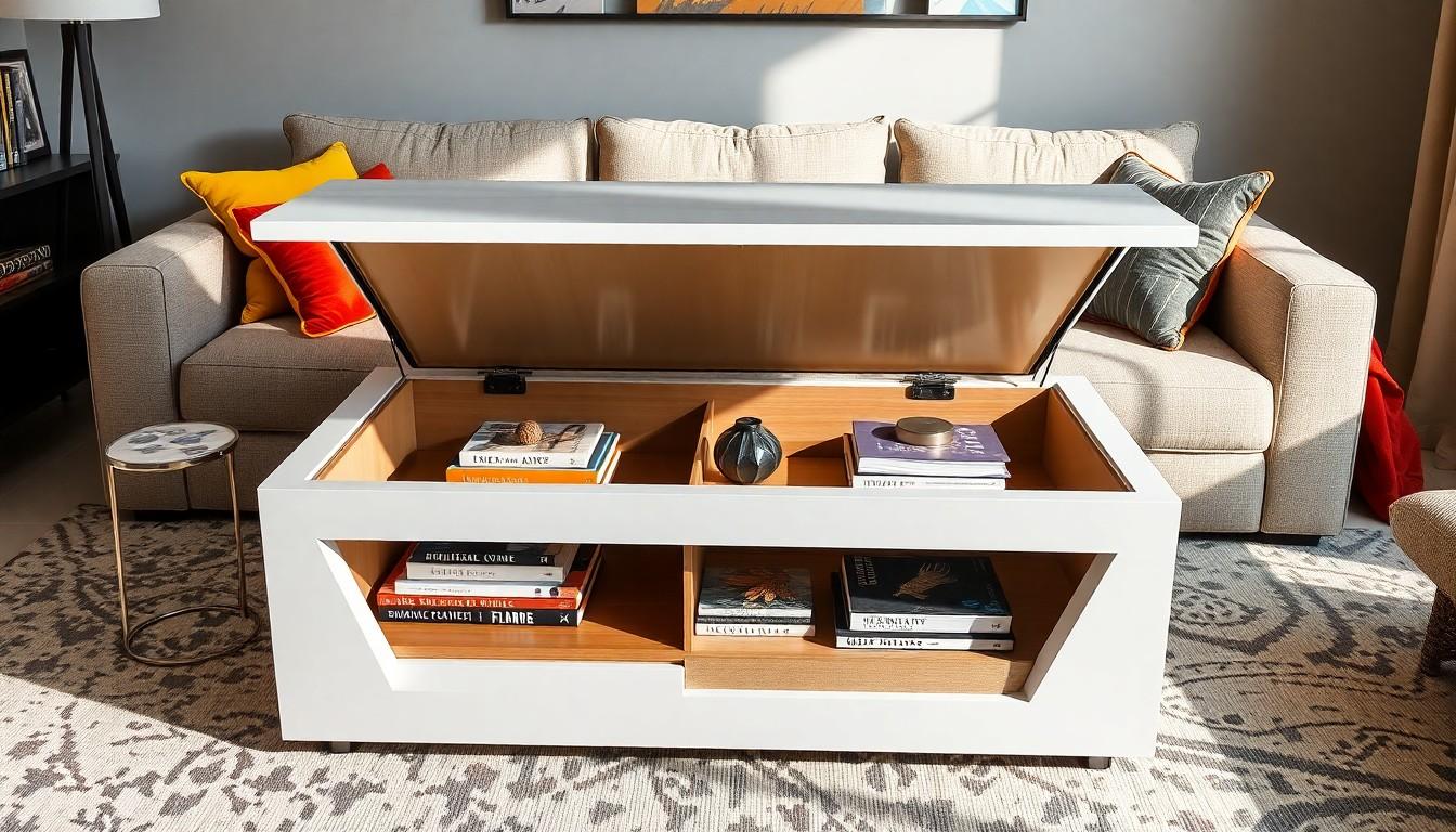 Coffee Table With Storage Ideas