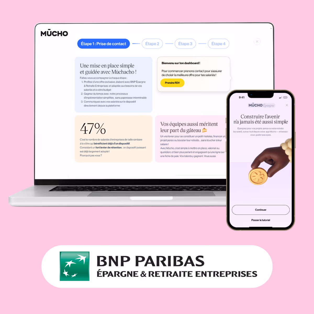 Épargne salariale et retraite Mūcho : simple, accessible et valorisée