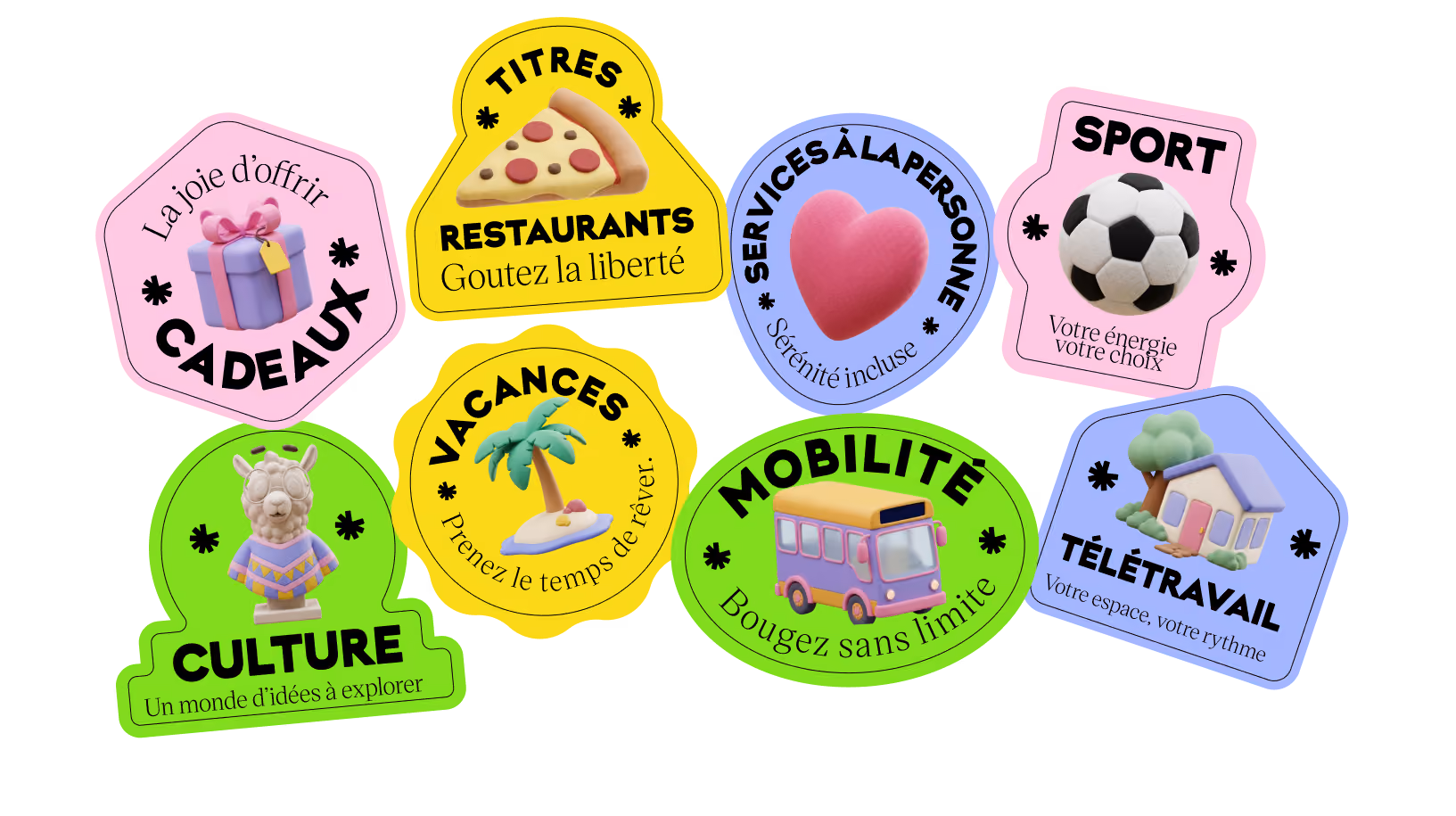 stickers catégorie dépense flex mucho