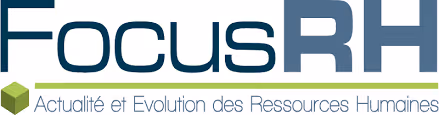 Logo FocusRH avec un cube vert et le texte « Actualité et Evolution des Ressources Humaines » en dessous.