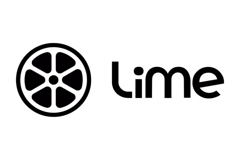 Logo de Lime avec une tranche de citron stylisée à gauche.