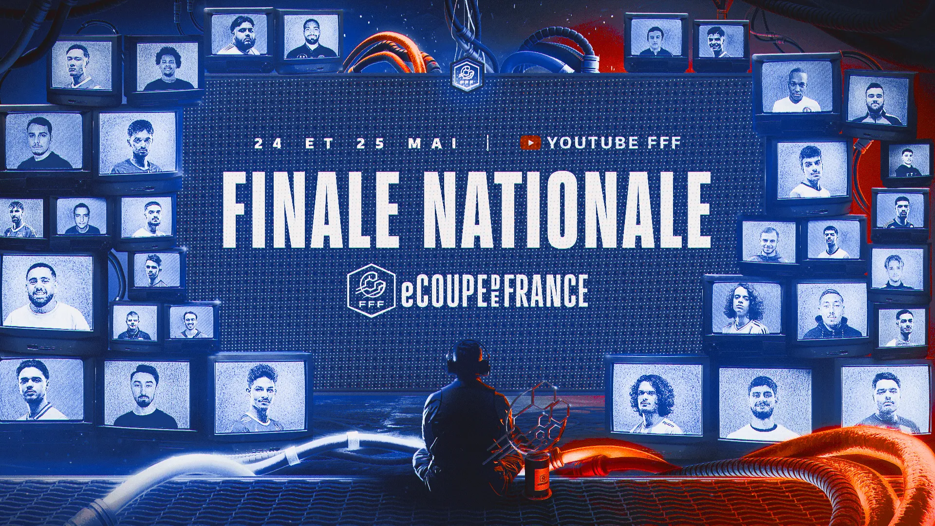 Visuel pleine largeur de la finale nationale de la eCoupe de France 2024