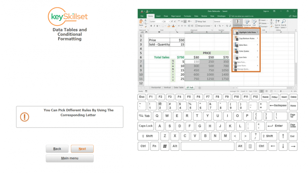 conditional formatting