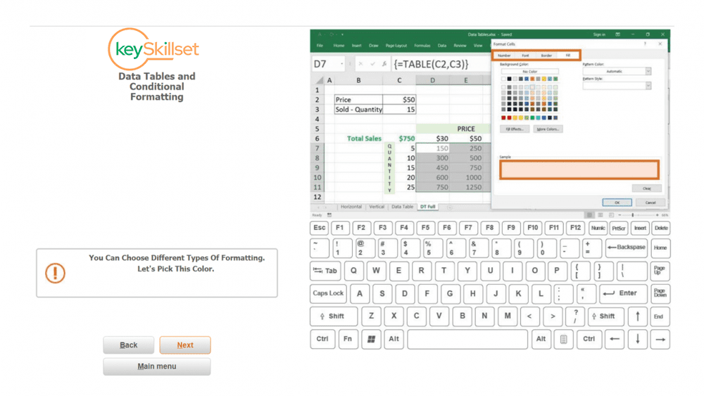 conditional formatting