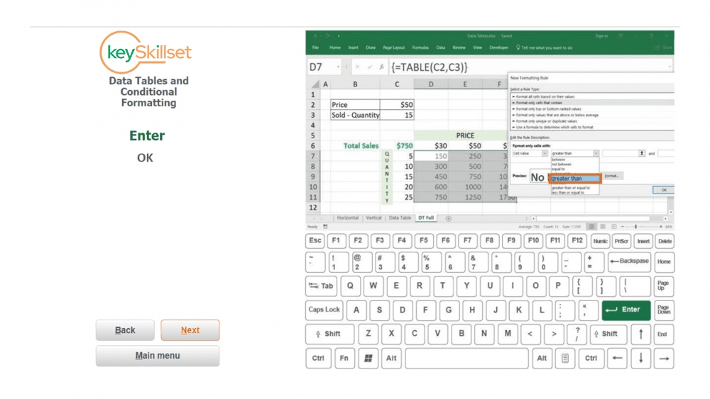 conditional formatting