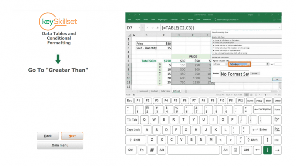 conditional formatting