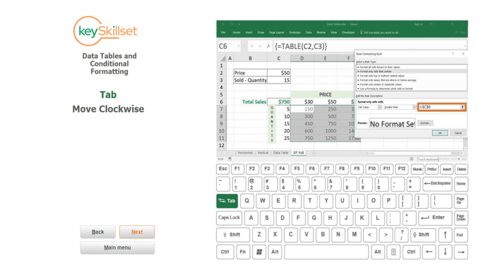 conditional formatting