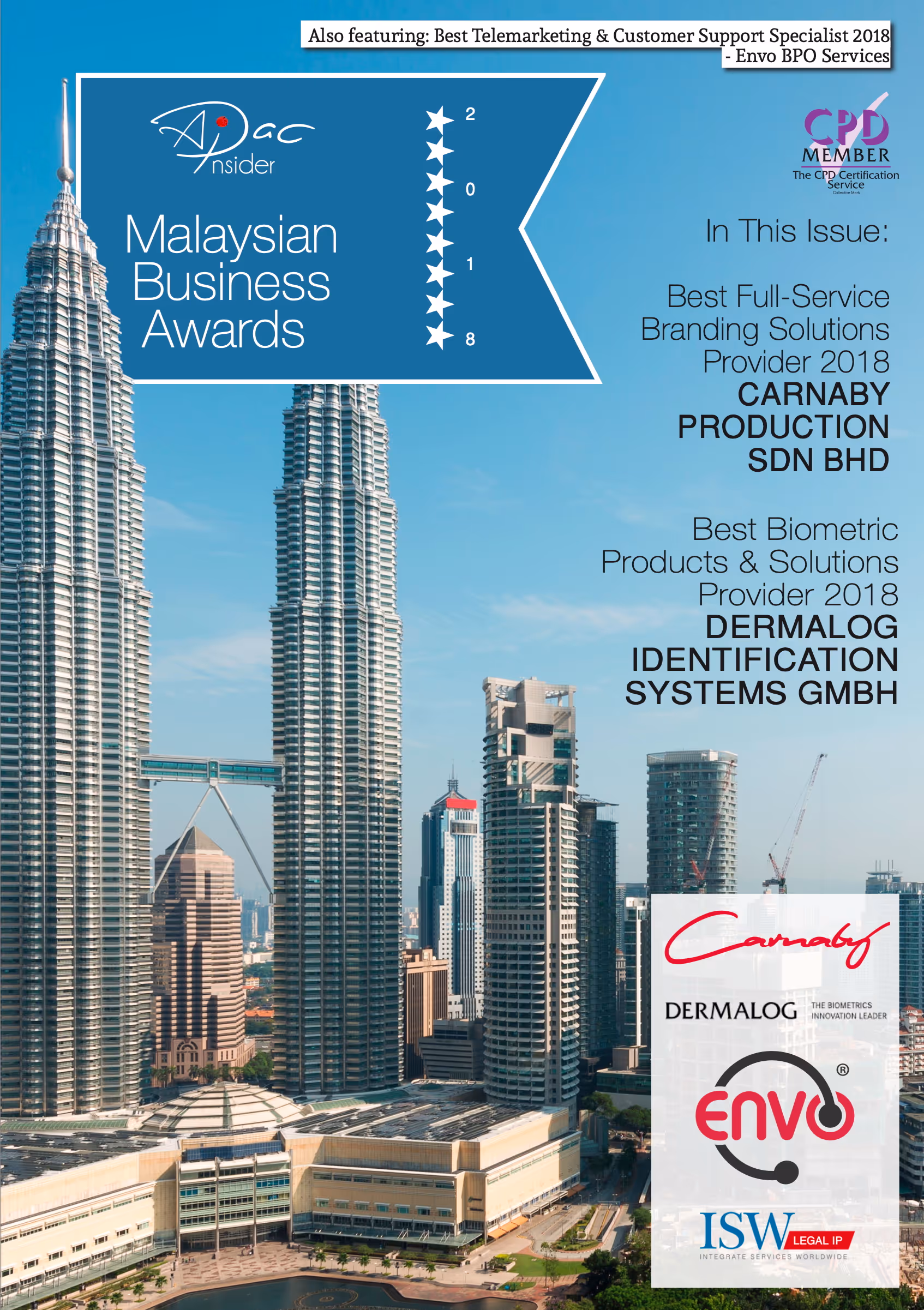 Malaysian Business Awards cert