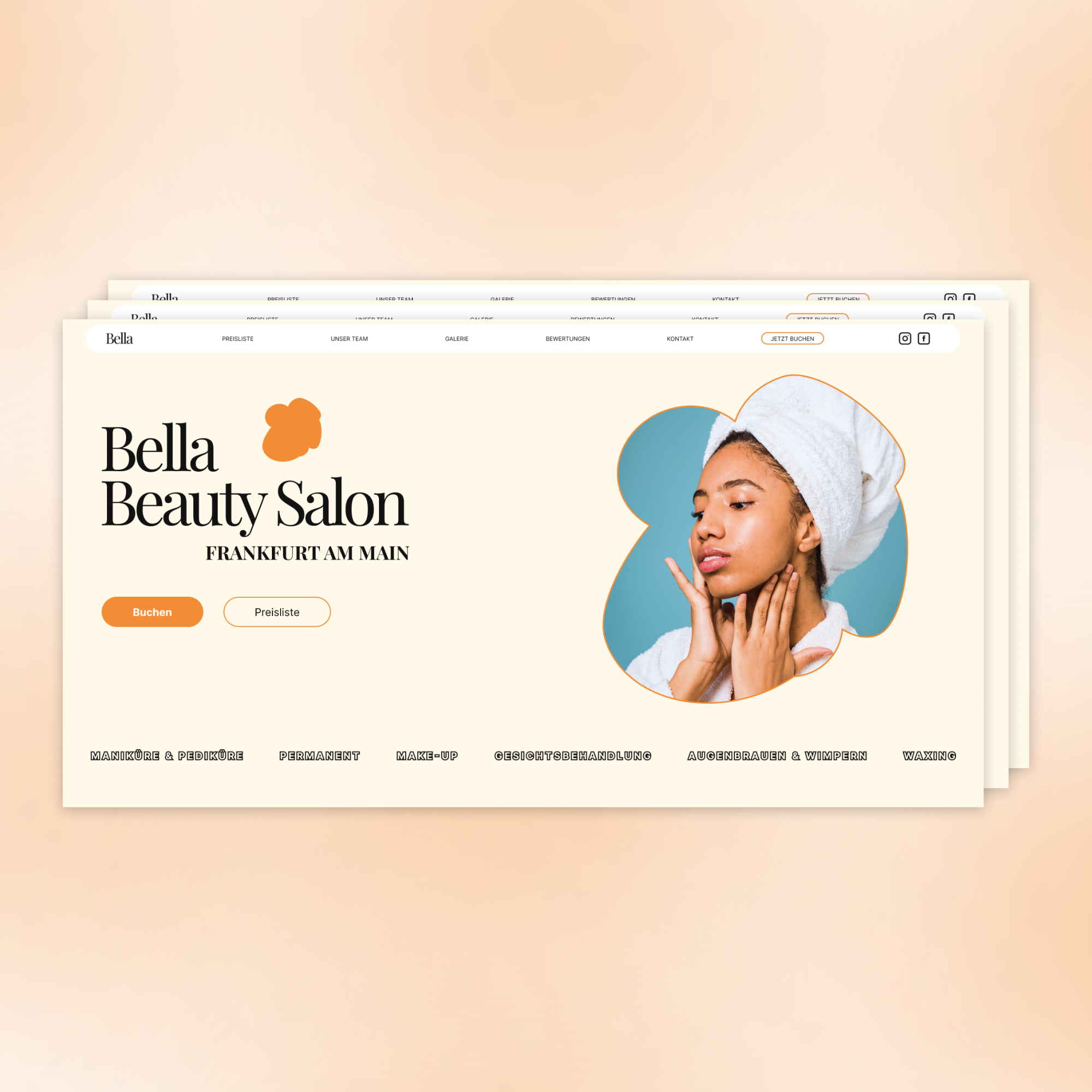 A thumbnail of a Website Redesign for a Beauty Salon