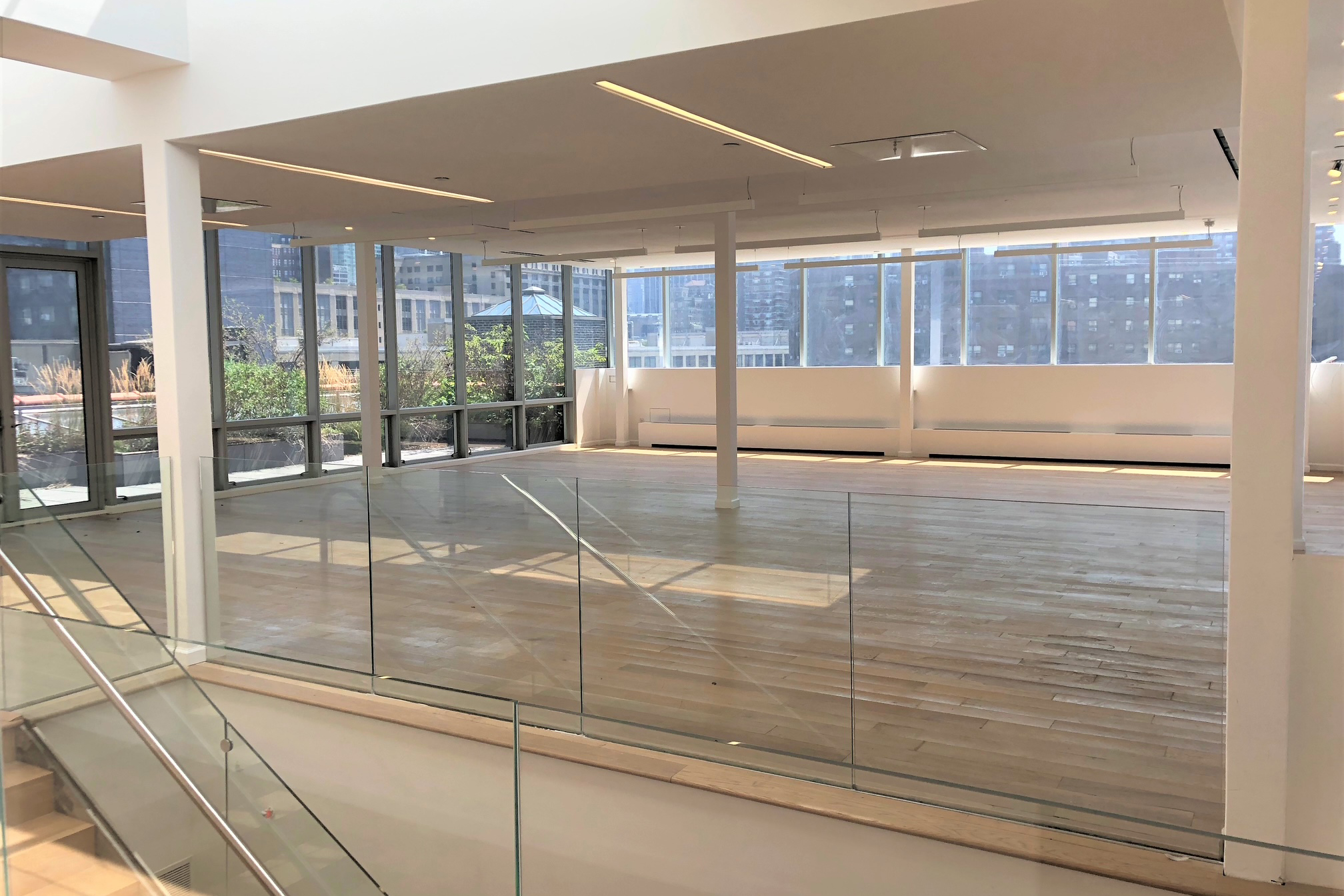 Empty view of 6th Floor Penthouse at Caelum Gallery