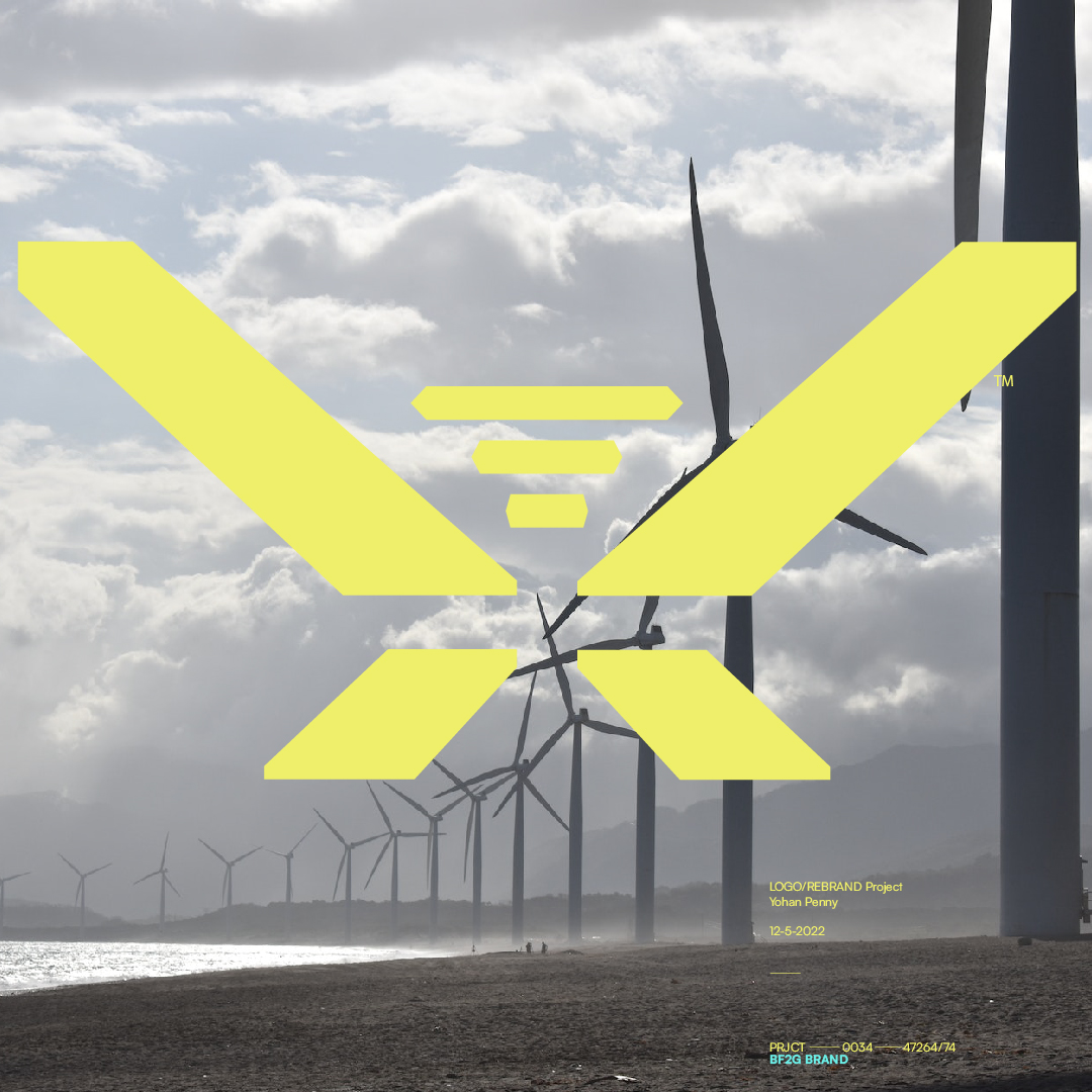 brand logo and visual identity turbine company