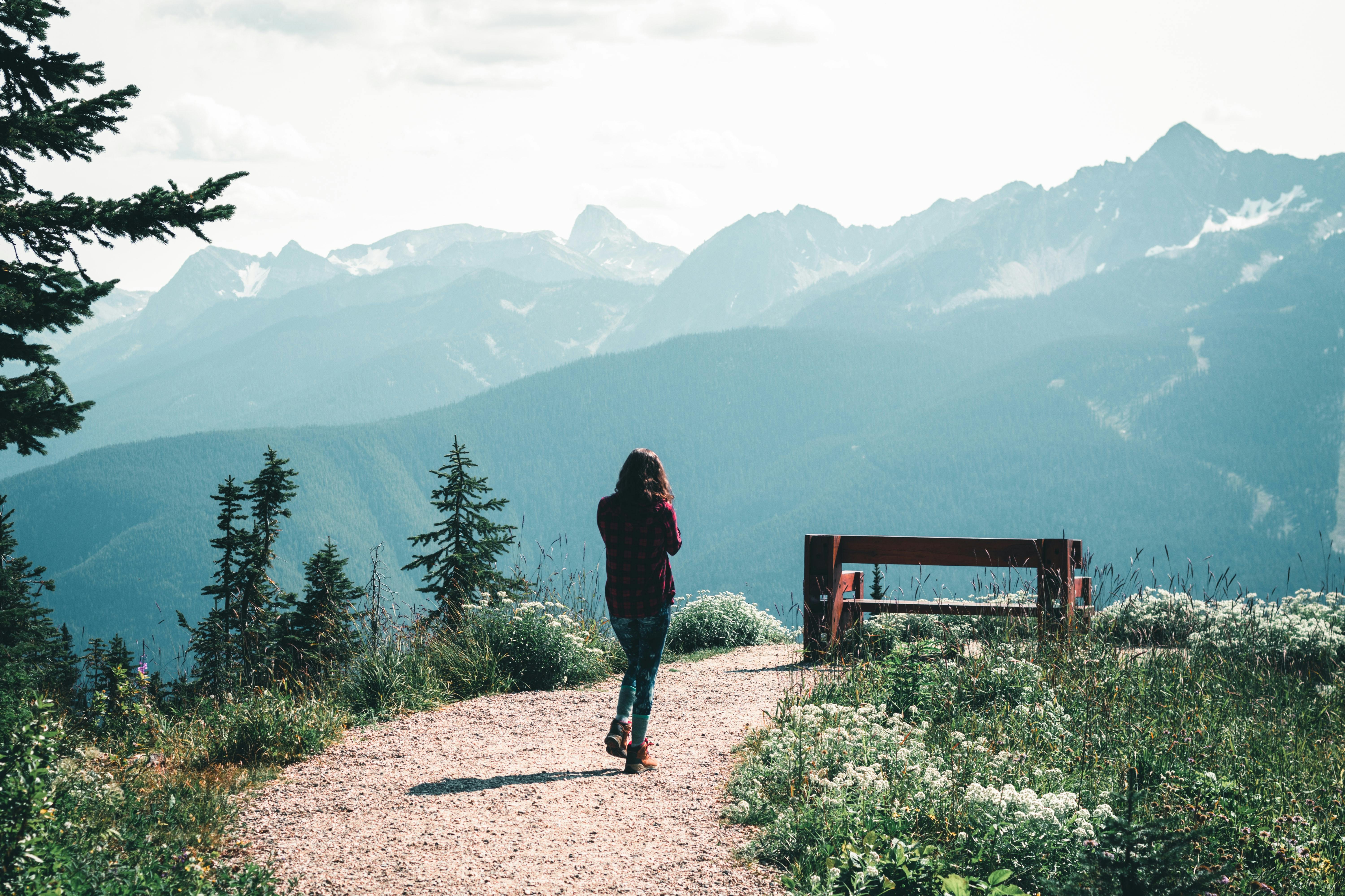woman walking, notchup loan