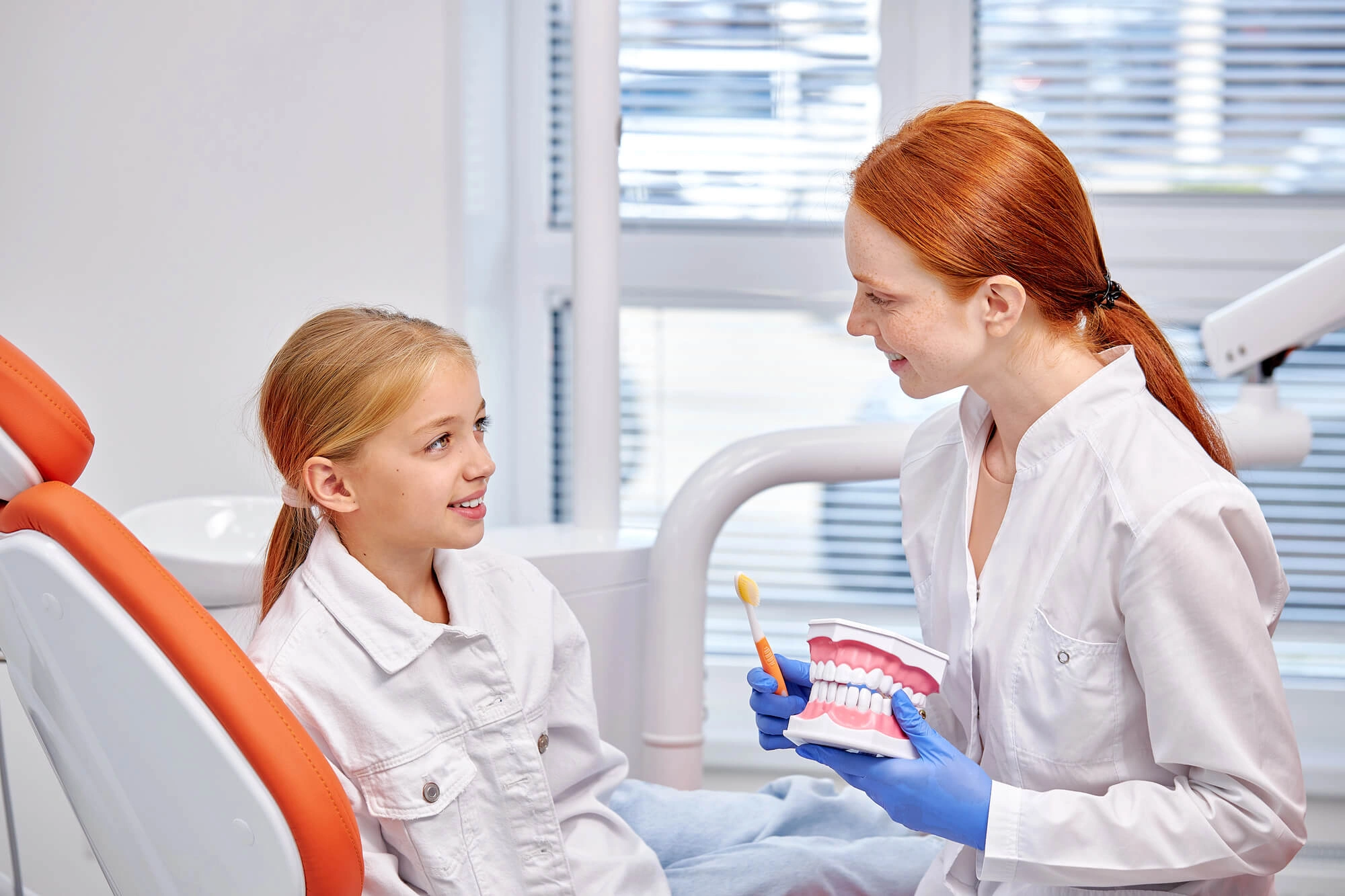 Patient at steele creek modern dentistry