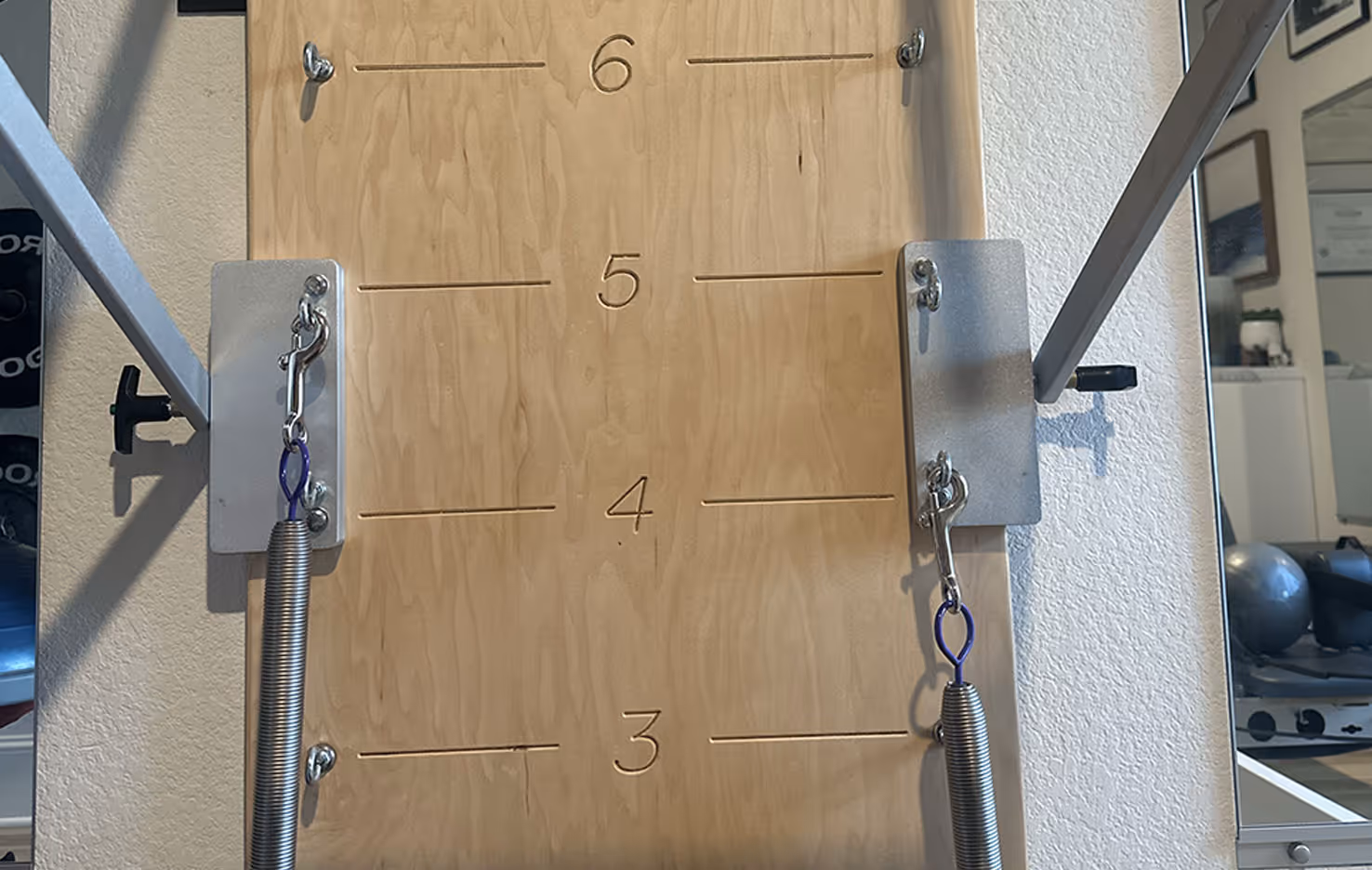Pilates springboard.