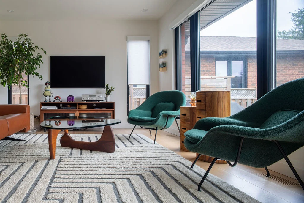 dorchester home living room with tv and chairs