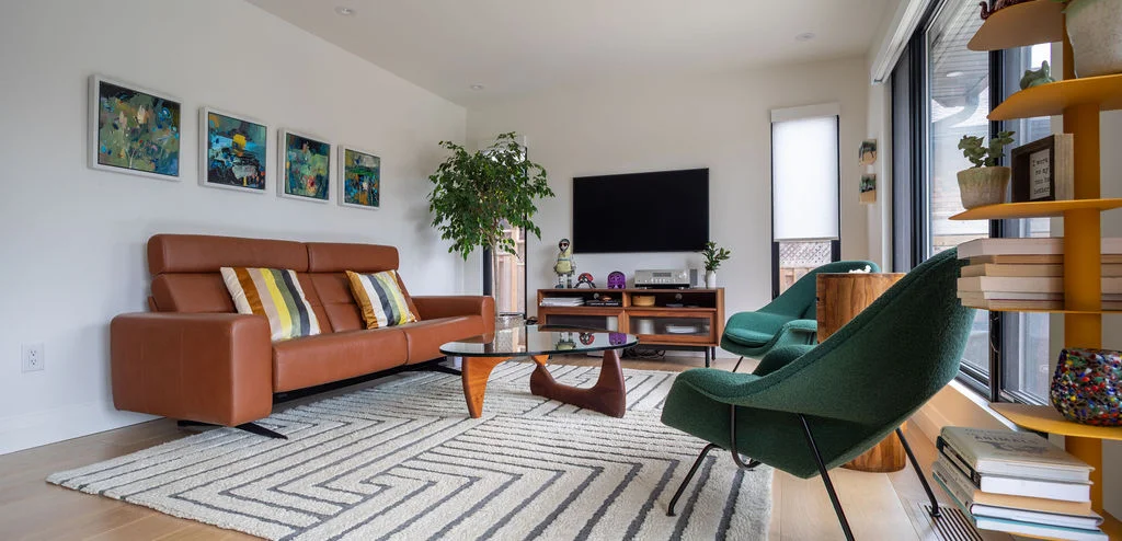 dorchester home living room with tv and chairs