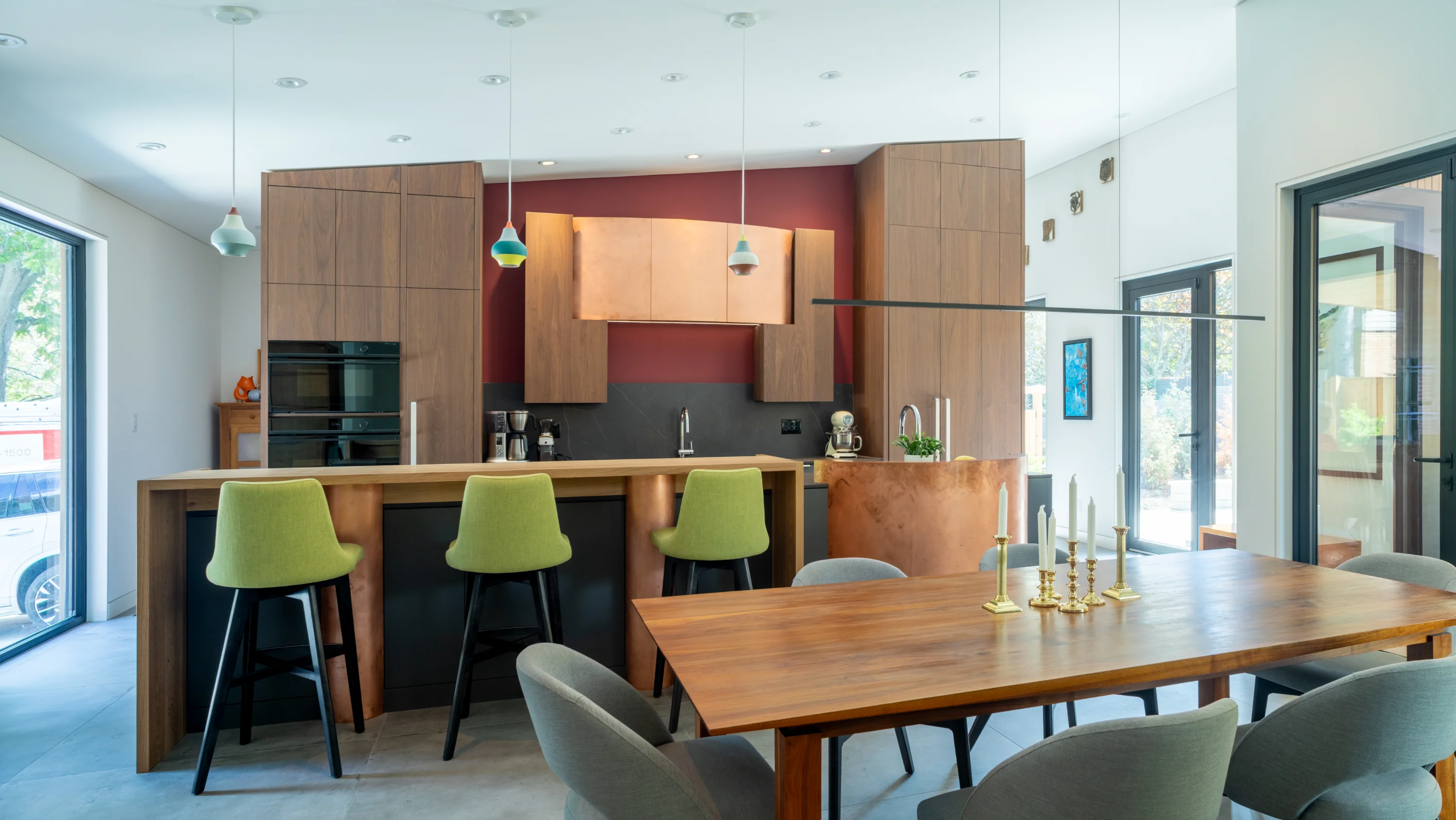 kitchen view of space