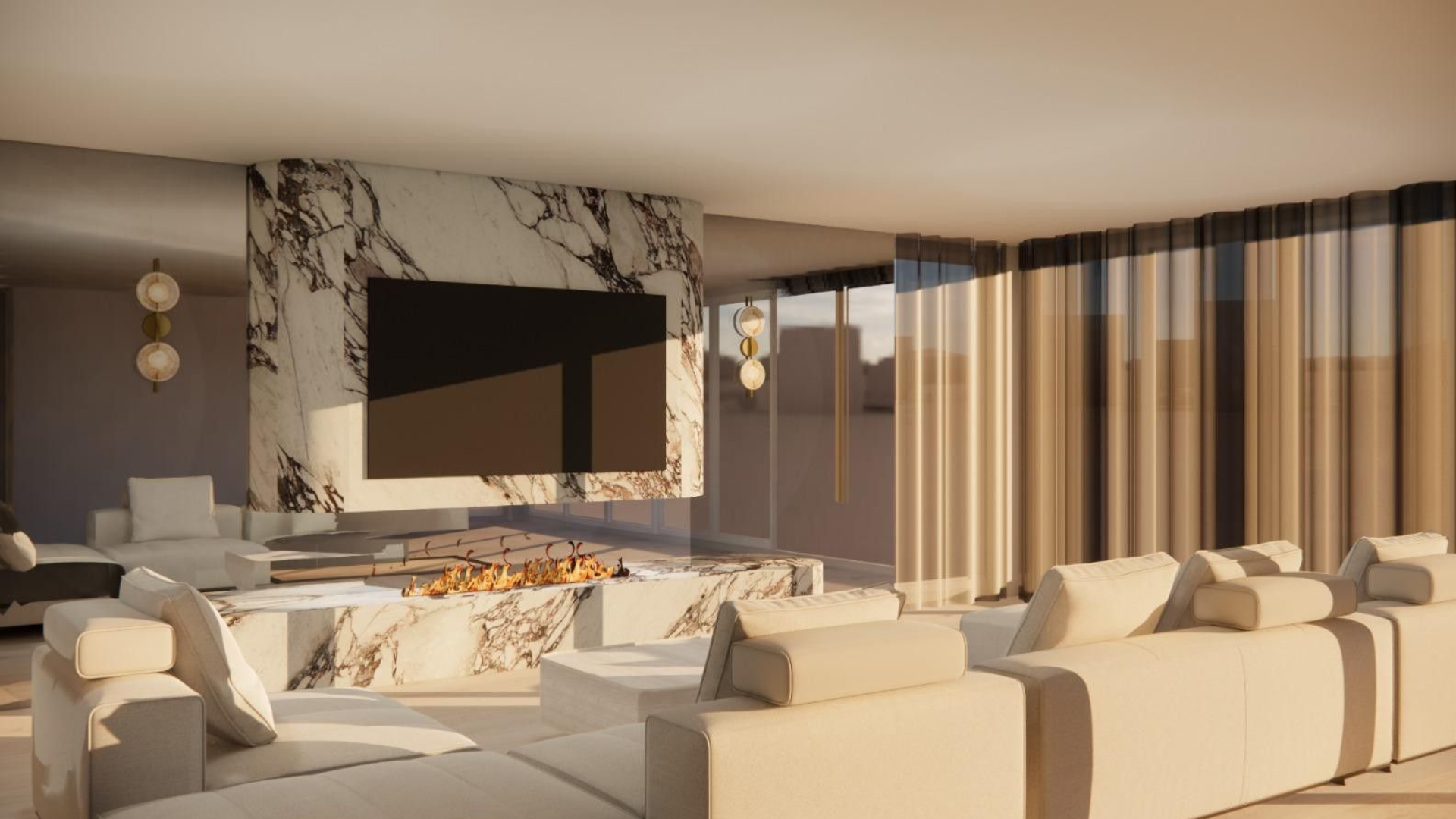 Point Piper Living Area