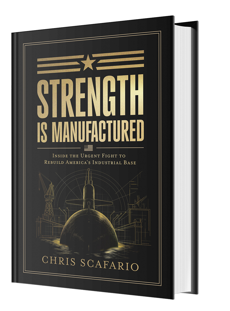 Strength is Manufactured by Chris Scafario