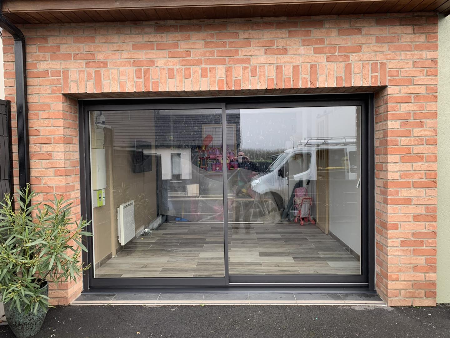 Pose portail occulté