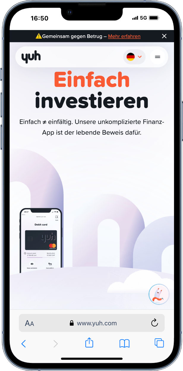 Yuh App als N26 Alternative