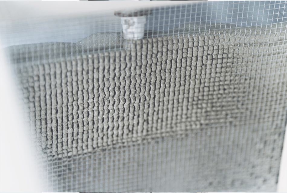 3D concrete printing mesh for innovative architectural and construction projects