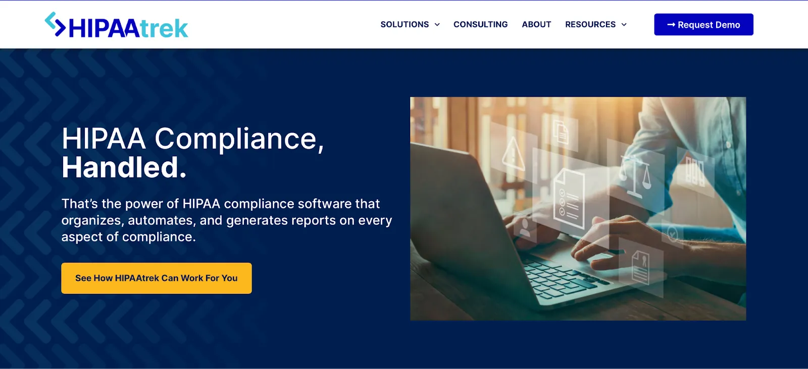 This is the home page of HIPAAtrek