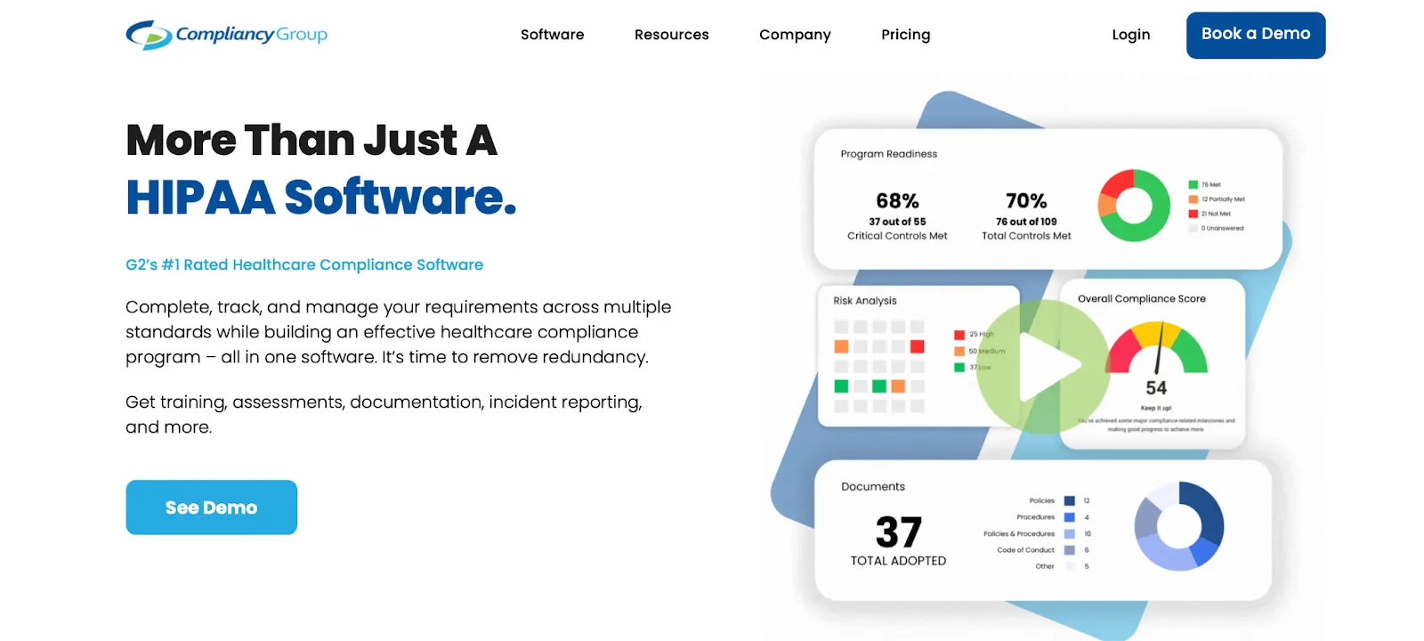 This is the home page of Compliancy Group