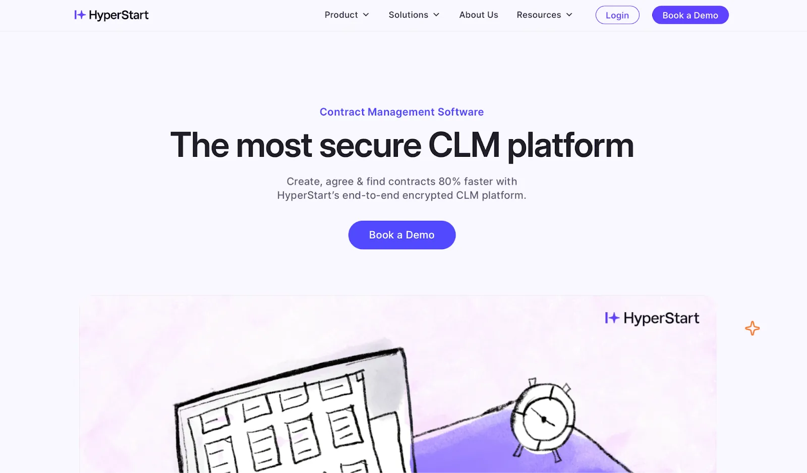 This is the home page of HyperStart