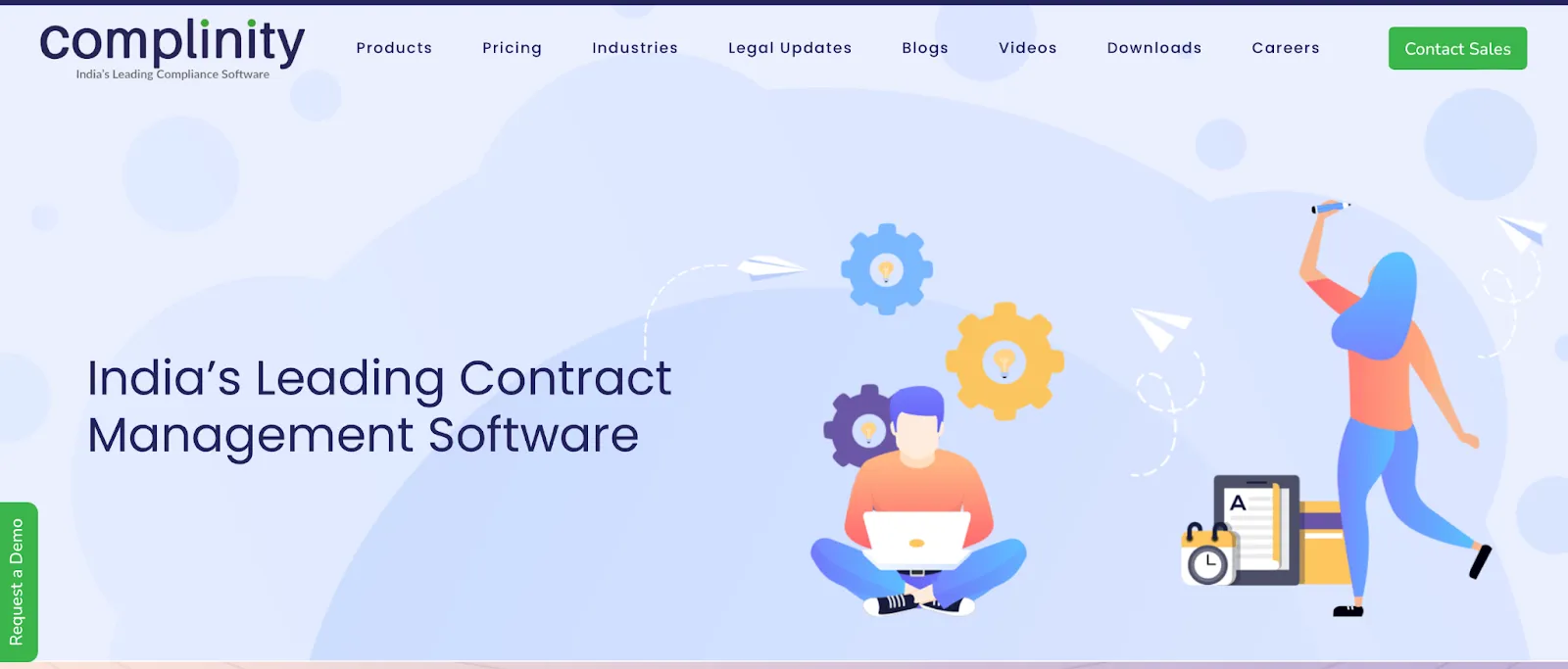 This is the home page of Complinity