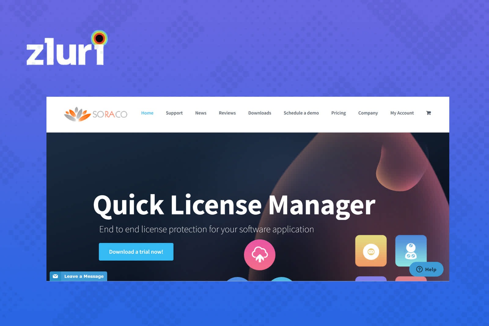 Quick License Manager by Soraco is a powerful tool that protects your organization's applications with secure symmetric license keys.